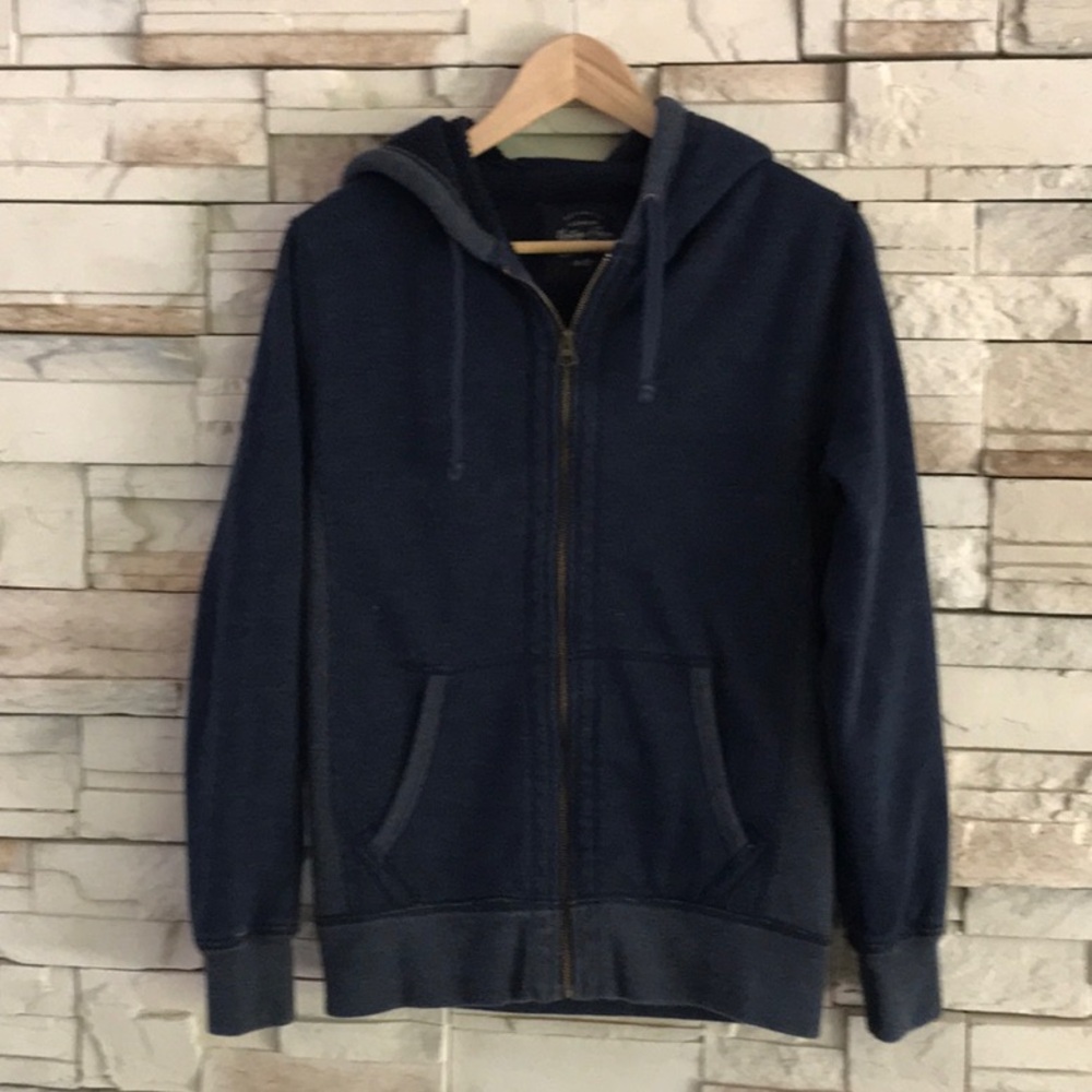 AUTHENTIC J. CREW SHERPA LINED OUTERWEAR FLEECE JACKET XS